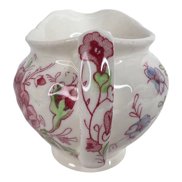 Johnson Brothers Rose Chintz Mini Creamer & Open Sugar Bowl Made England Stamp - Picture 5 of 12